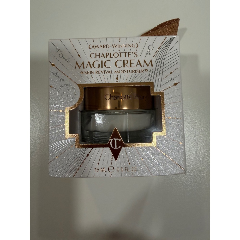 Charlotte Tilbury Magic Cream Skin Revival Moisturiser Mini 15ml 0.5oz New